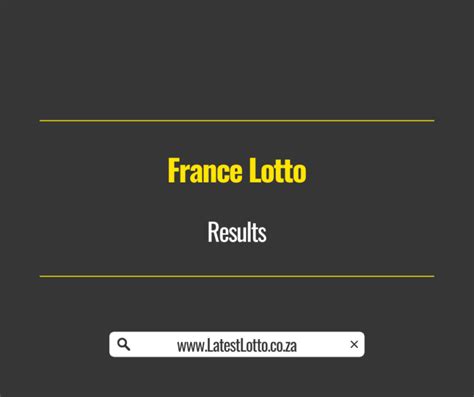 France Lotto and France Lotto Plus Results on Saturday, 9 November 2024 ...