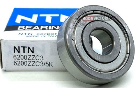 6200 ZZ C3 5K NTN Deep Groove Ball Bearings 10x30x9mm 6200 2Z