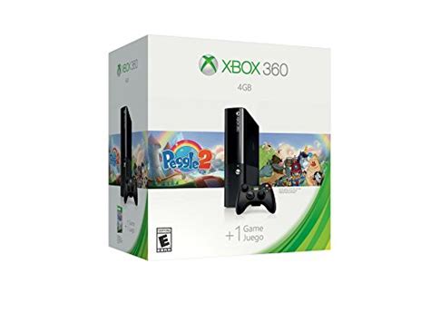 Amazon.com: Xbox 360 4GB System Console with Peggle 2 Bundle : Video Games