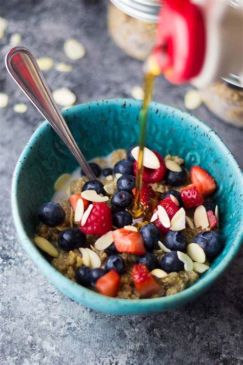 Berry Quinoa Breakfast Meal Prep Sweet Peas And Saffron