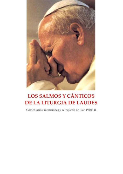 Pdf Los Salmos Y C Nticos De La Liturgia De Laudes