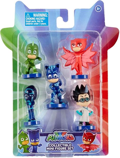 Pyjamasques Yoyo Bibou Gluglu Ninja K Et Romeo 5 Mini Figurines