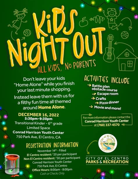 KIDS NIGHT OUT | City of El Centro