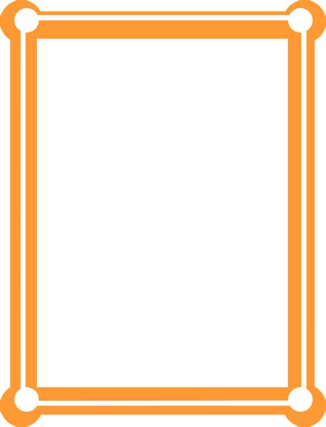 Orange Border Frame PNG Picture PNG, SVG Clip art for Web - Download ...