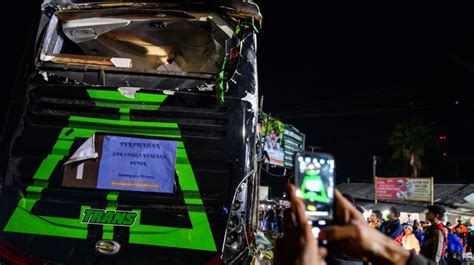 Sopir Bus Maut Rombongan SMK Depok Jadi Tersangka Terancam 12 Tahun