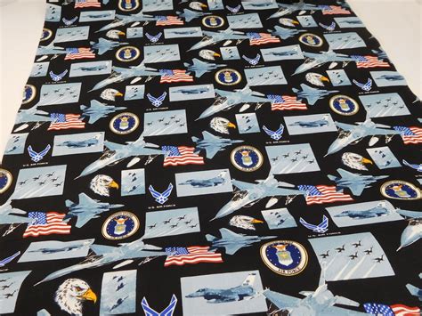 1060 Us Air Force Fabric By The Yard Military Fabric Air Etsy