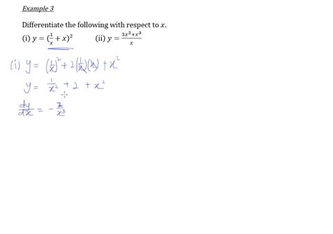 Differentiation Example 3 Youtube