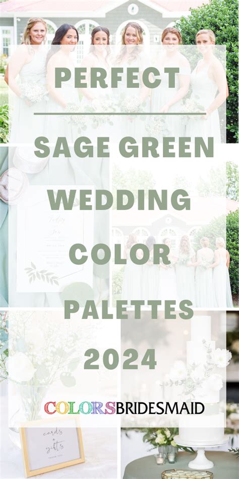 Top 9 Sage Green Wedding Color Palettes For 2023 In 2023 Sage Green