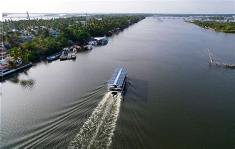 KSINC launches India's first solar-powered tourist boat