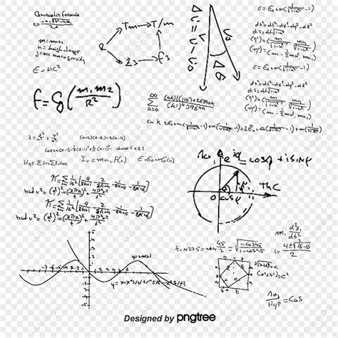 Floating Mathematical Formulas And Patterns,mathematical Drawing,education,mathematical Sketch ...