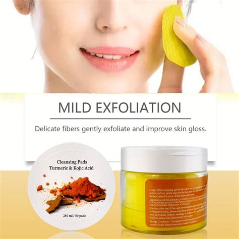 Cleansing Exfoliating Cotton Pads Gently Cleanse Brighten Skin Care