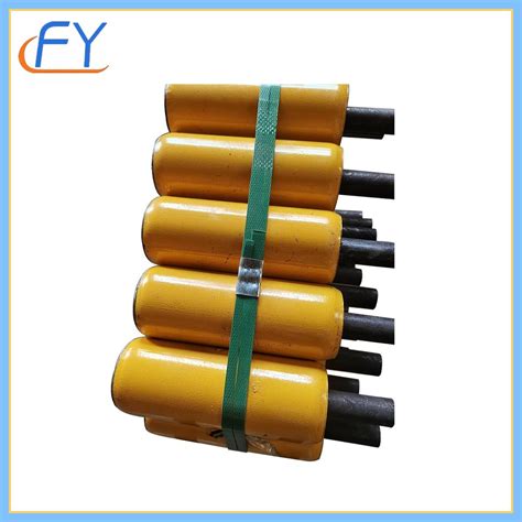 Rubber Belt Conveyor Idler Roller Troughing Rollers For Transmission Of