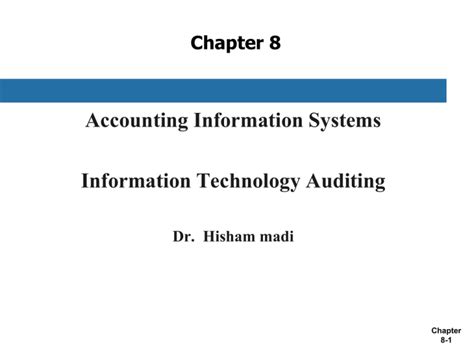 Information Technology Auditing