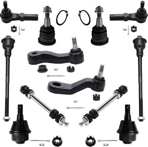 Detroit Axle Front Upper Control Arm W Ball Joint Sway Bars Tie