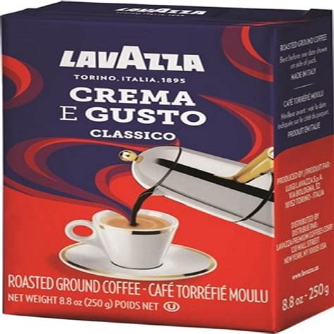 Lavazza Crema E Gusto Ground Coffee 8 8oz 250g Oriental Trading