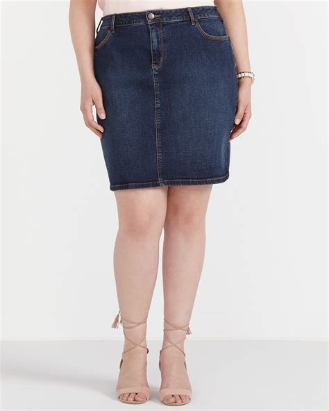 Plus Size Denim Skirt Plus Sizes Reitmans