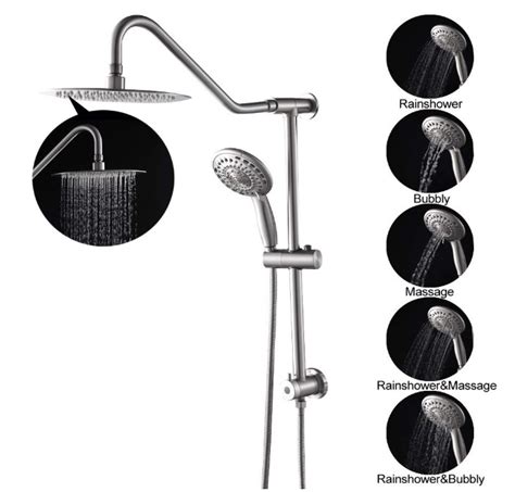 Top 8 Best Rain Shower Head With Handheld Combo Reviews