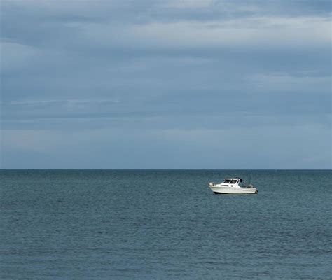 white boat in the sea 7252308 Stock Photo at Vecteezy