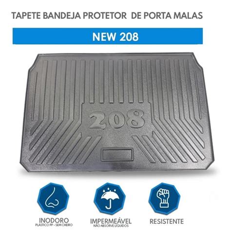 Tapete Bandeja Porta Malas Peugeot New 208 2021 Brinde Parcelamento