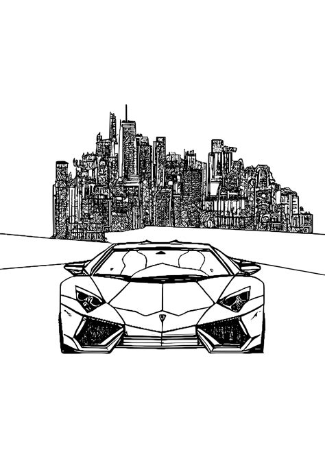 Magnificent Next Up the Lamborghini Aventador SVJ Coloring Page ...