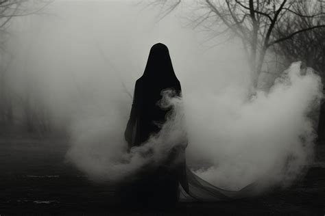 Ghost outdoors nature smoke. AI | Free Photo - rawpixel