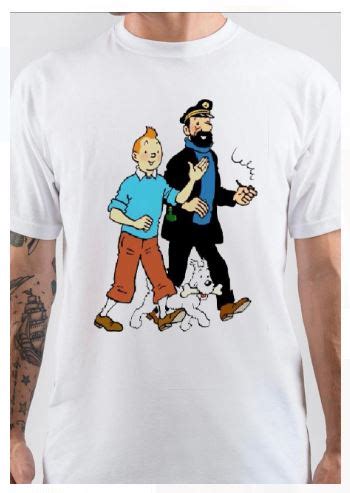 Tintin And Captain Haddock T Shirt Swag Shirts