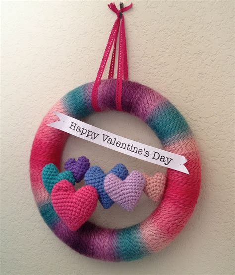 Mary Ann S Crochet Valentine S Wreath