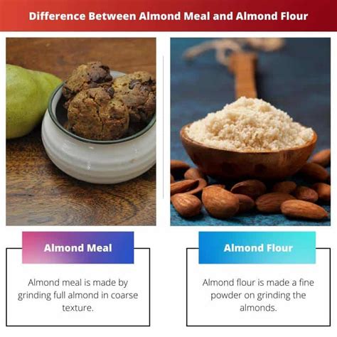 Almond Meal Vs Almond Flour Difference And Comparison