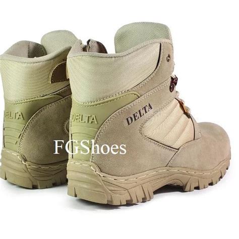 Jual Qog Sepatu Pria Delta Safety Boots Tactical Army Inchi Gurun