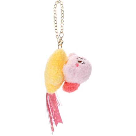 Kirby Mascot Plush Keychain Warp Star Strap Osumashi Warp Kirby - Kirby ...