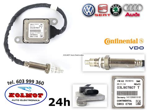 Sonda Lambda Nox Sterownik Modu Sensor Dpf Audi Seat Skoda Vw Tdi