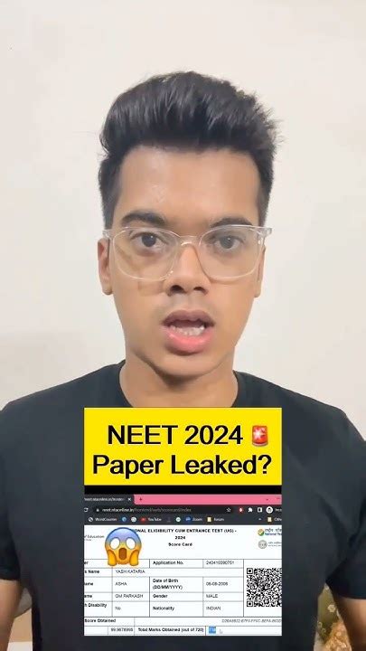 Neet 2024 Paper Leaked Proof Re Neet Will Happenkya Neet Exam