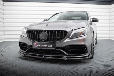 Front Splitter V Mercedes Amg C Sedan Estate W Facelift Our