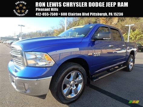 2017 Blue Streak Pearl Ram 1500 Big Horn Crew Cab 4x4 123789405 Photo