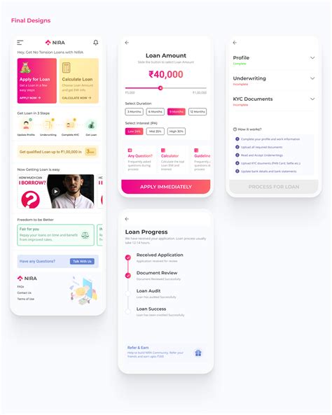 Redesign Experience of Getting Loan on Behance