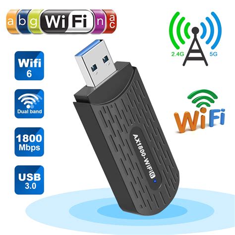 Usb Wifi Adapter For Pc Eeekit 1800mbps Dual Band 24ghz5ghz Fast Usb30 High Gain 5dbi