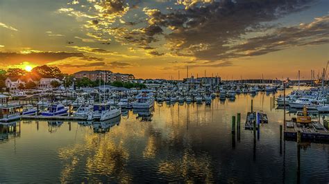 Sunrise Norfolk Virginia Photograph by James Talley - Fine Art America