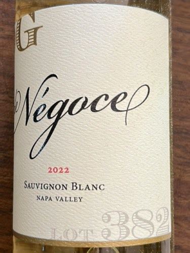 de Négoce OG Lot 382 Sauvignon Blanc Vivino US