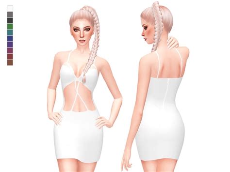 The Sims Resource Strappy Mini Dress