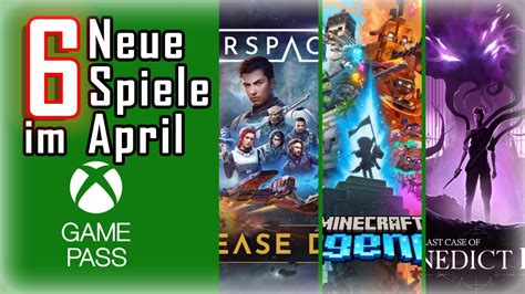 6 Neue Xbox Game Pass Spiele Im April 2023 Xbox Game Pass Neue Spiele