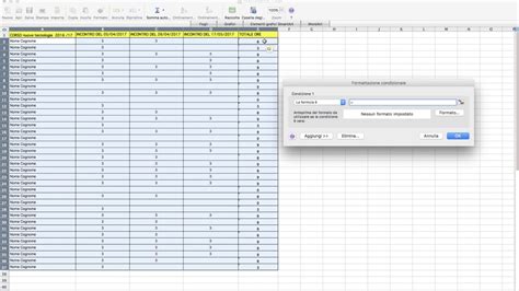 Formattazione Condizionale Di Una Intera Riga Di Un Foglio Excel Youtube