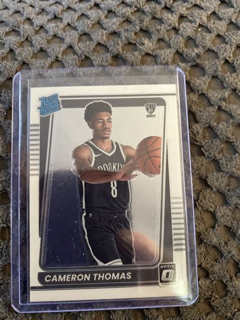 Donruss Optic Cameron Thomas Rated Rookie Nets Rc Ebay