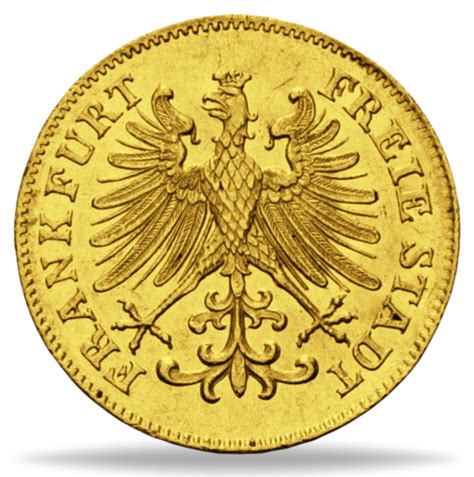 Freie Stadt Frankfurt Dukat Wappenadler Gold Emporium Merkator