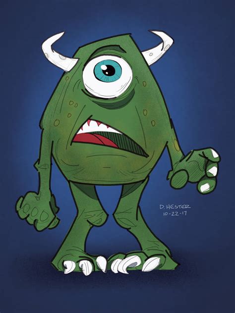 Mike Wazowski Fan Art by darrenhester on DeviantArt