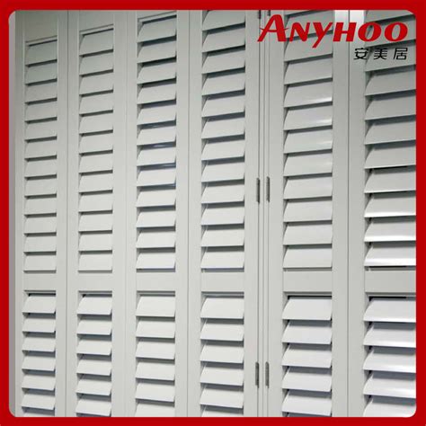 Waterproof Exterior Outdoor Aluminum Plantation Shutter For Sunshine