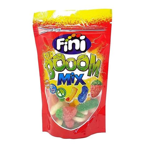 Sour Boom Mix Gummy Jellies 150g Pack Fini