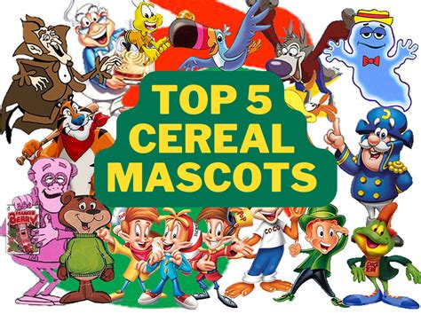 162 Top 5 Cereal Mascots Podcavern