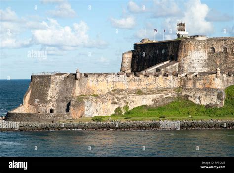 The Historic 16th Century Spanish Fort San Felipe Del Morro In San Juan