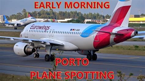 4K PLANE SPOTTING IN PORTO AIRPORT OPO LPPR YouTube