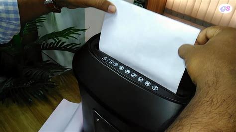 How To Operating Ofitech Paper Shredder OS1001D YouTube